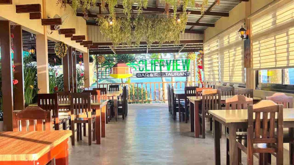 cliffview bar & restaurant, restaurant in alfonso cavite