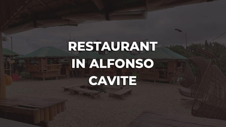 cozy & best restaurant in alfonso cavite philippines