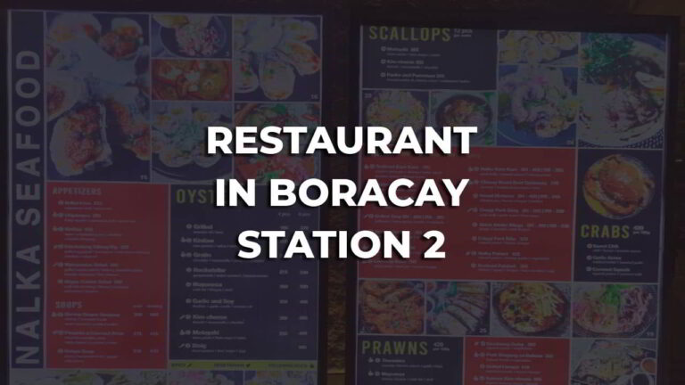 cozy & best restaurant in boracay station 2 philippines