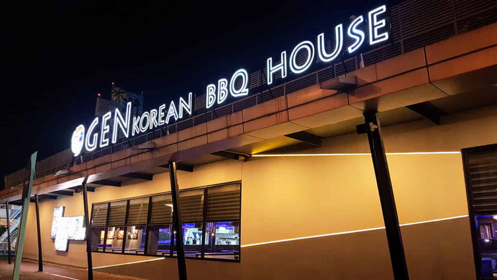 gen korean bbq house, restaurant in moa (mall of asia)