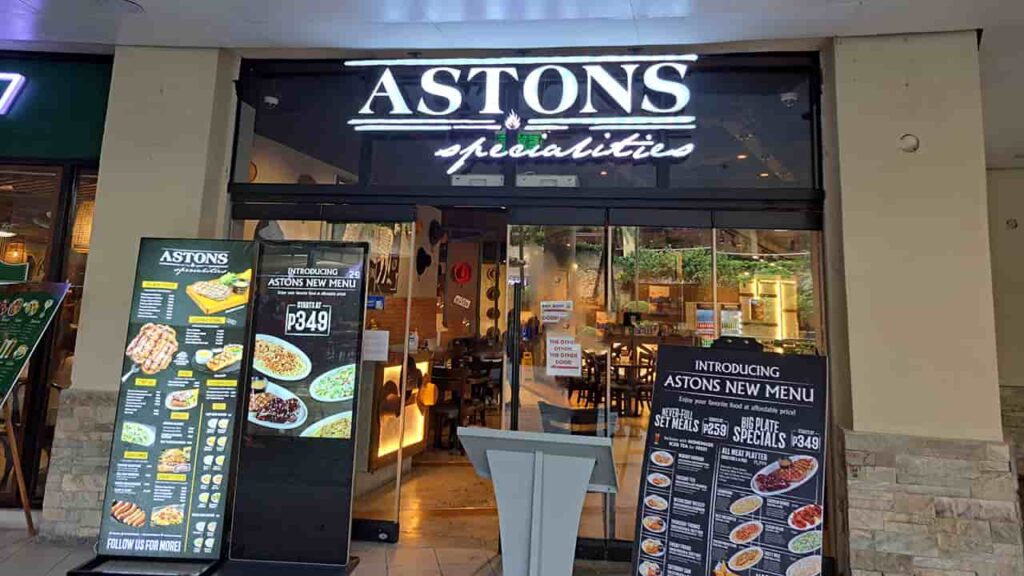 picture of astons specialities trinoma, restaurant in trinoma