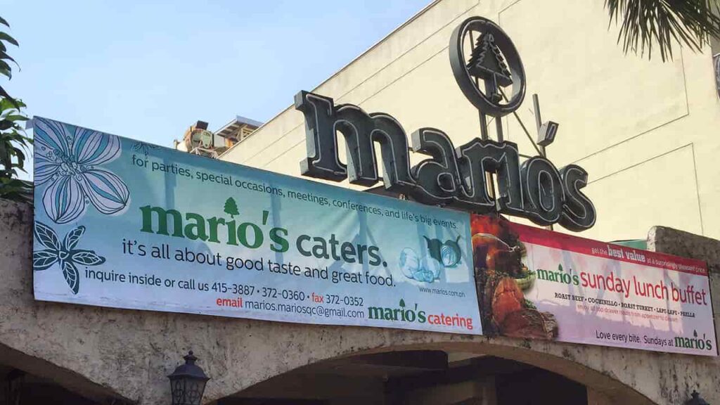 picture of mario's restaurant, restaurant in tomas morato