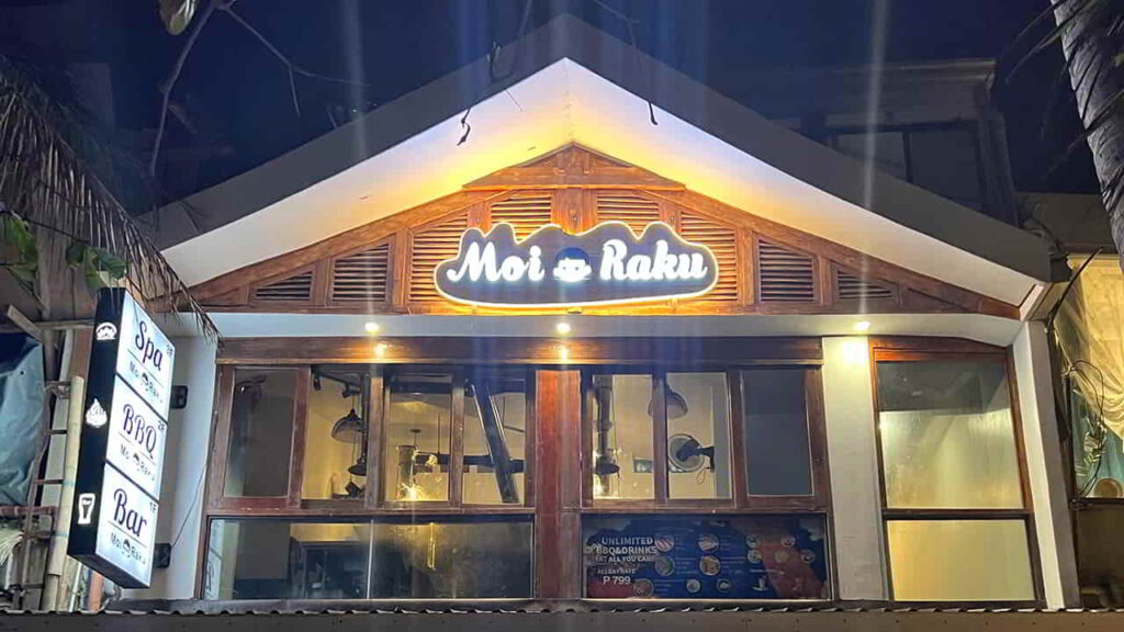 picture of moi raku boracay, restaurant in boracay station 2