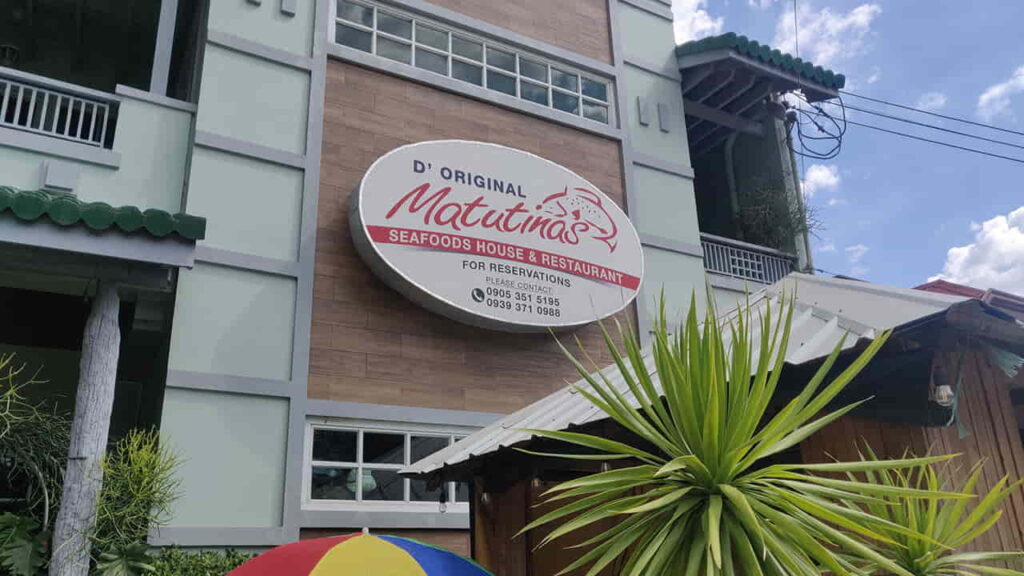 picture of the original matutina's restaurant, restaurant in dagupan