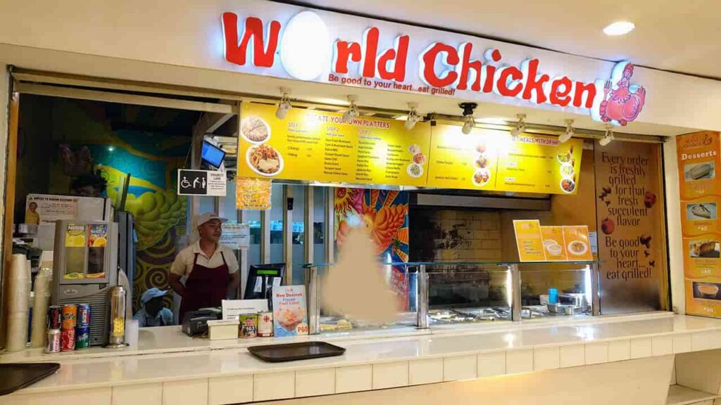 picture of world chicken, restaurant in trinoma