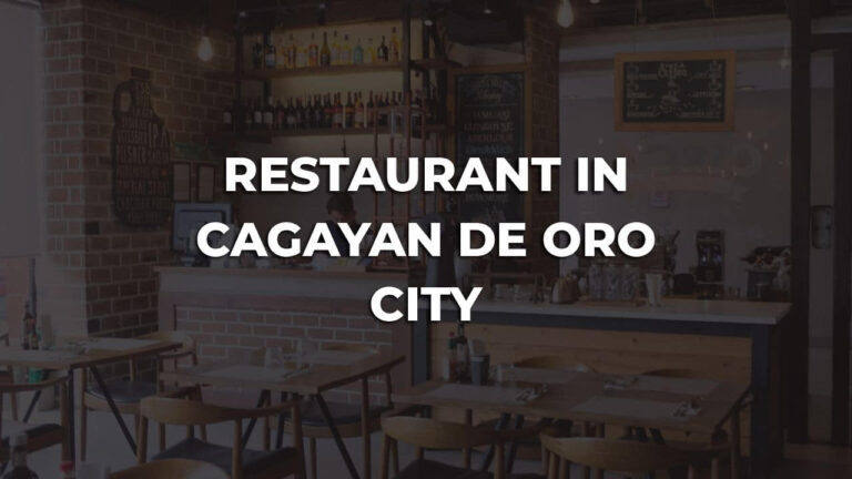 best restaurant in cagayan de oro city philippines