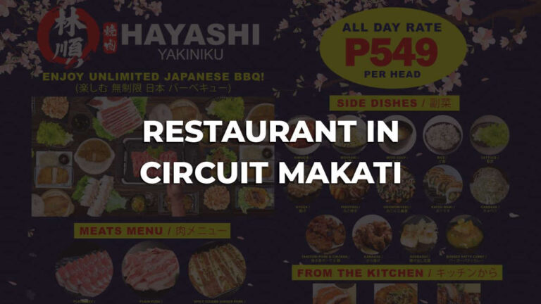 comfortable restaurant in circuit makati philippines