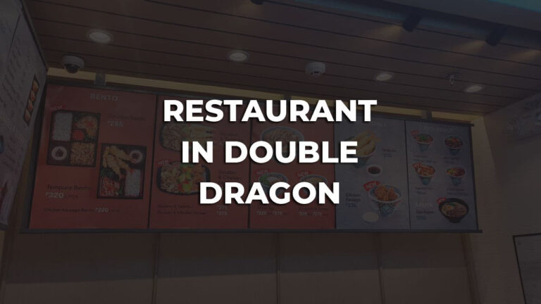 comfortable restaurant in double dragon philippines