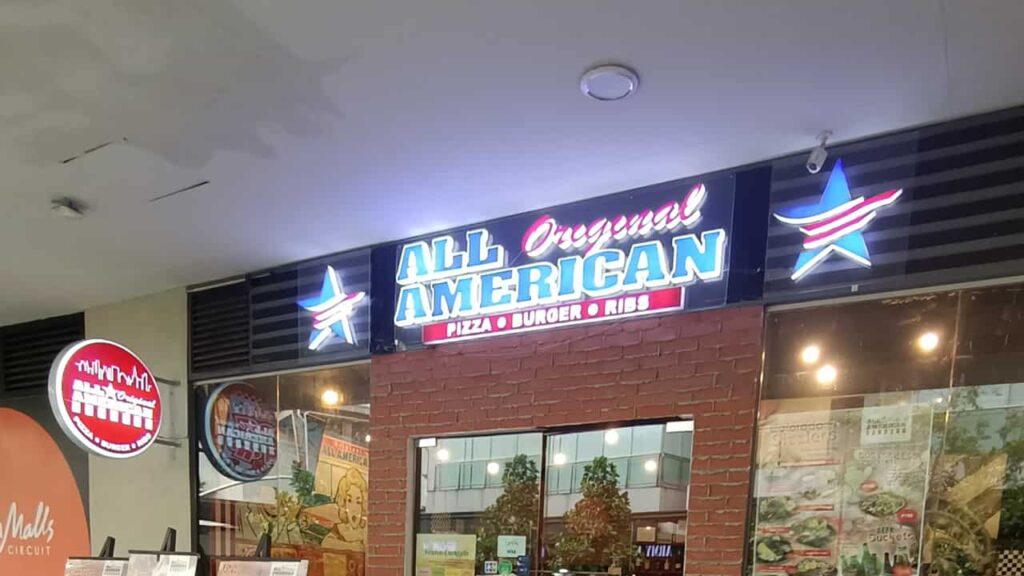 picture of all american, restaurant in circuit makati