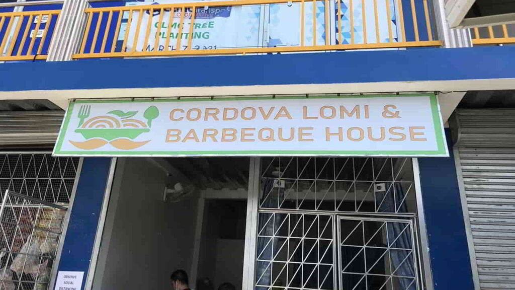 picture of cordova lomi and barbeque house, restaurant in cordova cebu