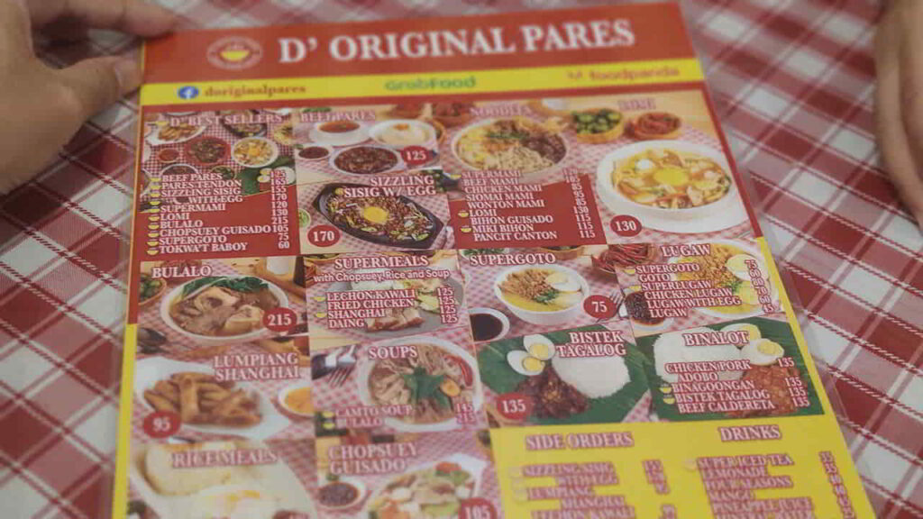 picture of d' original pares - holy spirit, restaurant in don antonio