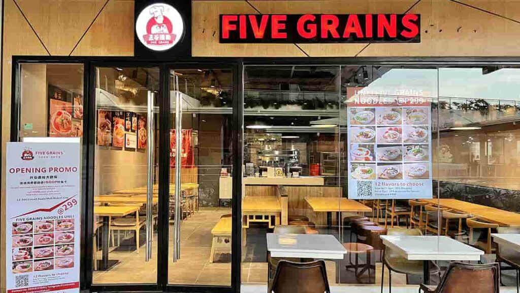 picture of five grains, restaurant in circuit makati