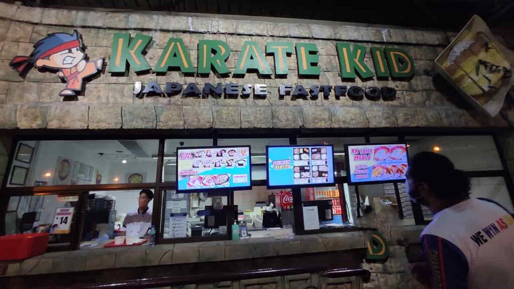 picture of karate kid japanese fastfood, restaurant in enchanted kingdom