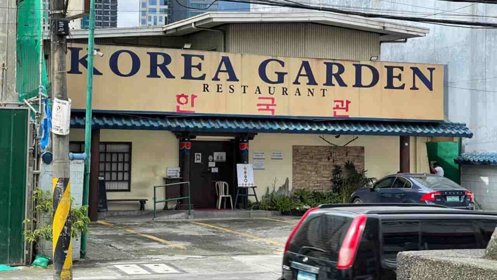 picture of korea garden restaurant, restaurant in jupiter makati