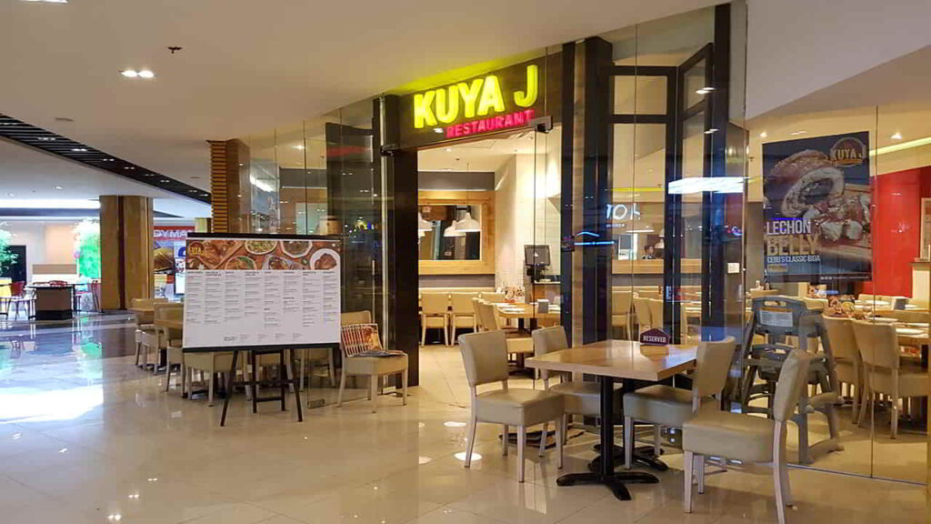 picture of kuya j restaurant, restaurant in chinatown manila