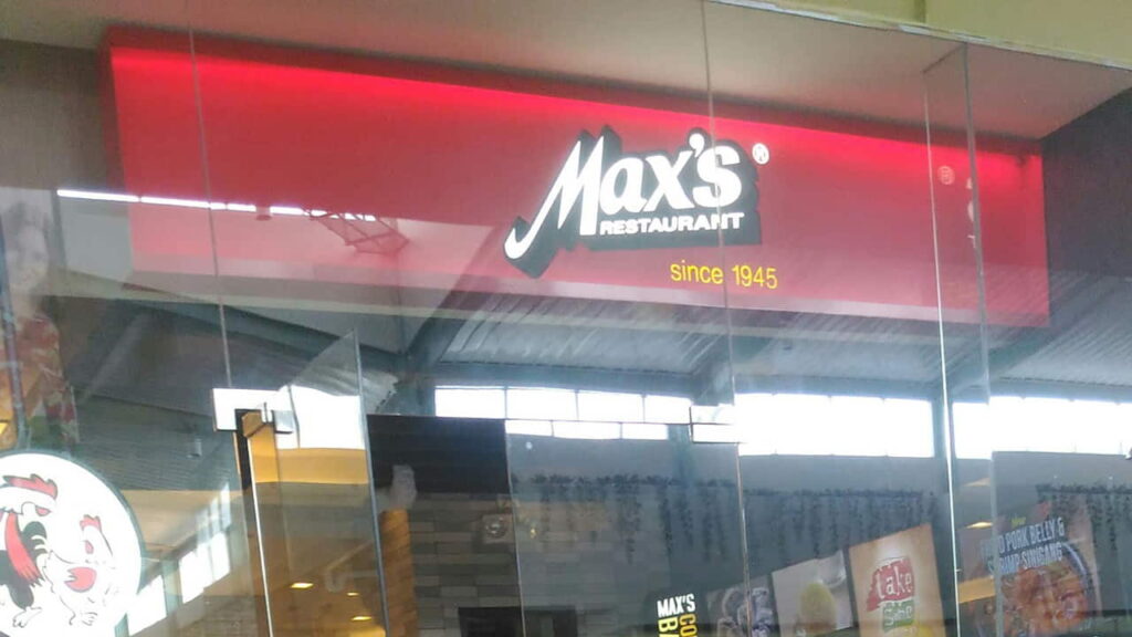 picture of max's restaurant, restaurant in batangas city