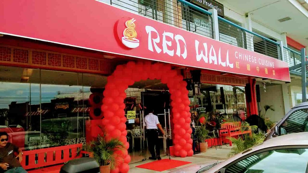 picture of red wall chinese cuisine, restaurant in kawit cavite