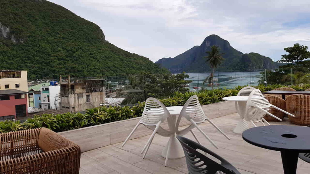 picture of scape skydeck el nido, restaurant in el nido