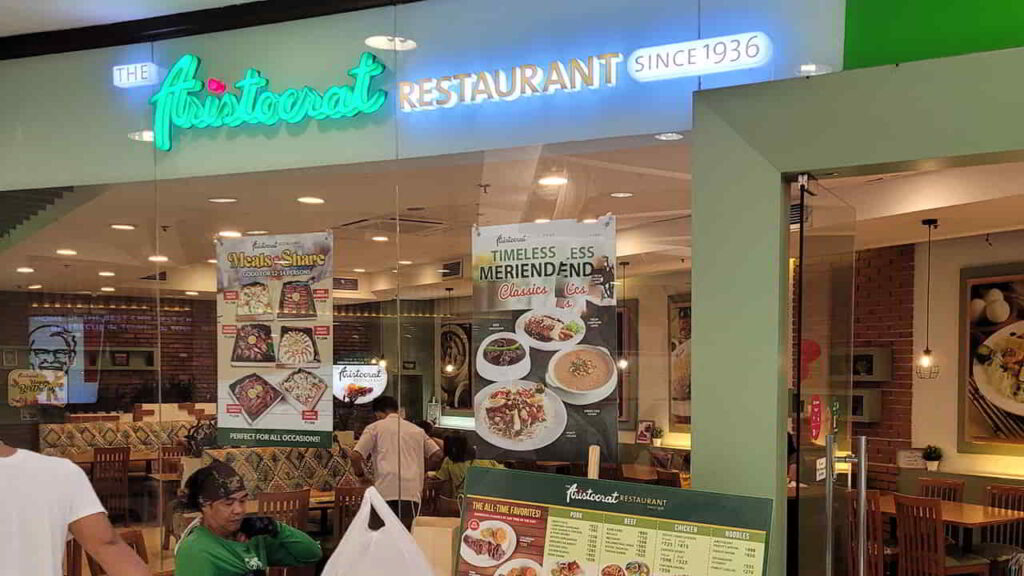 picture of the aristocrat restaurant - robinsons place manila, restaurant in ermita manila