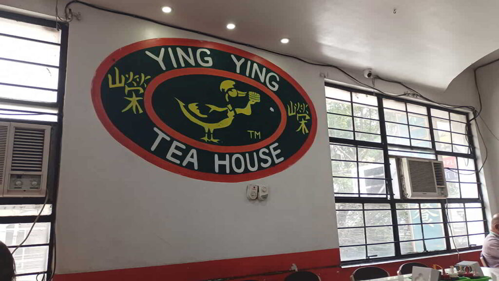 picture of ying ying tea house, restaurant in chinatown manila