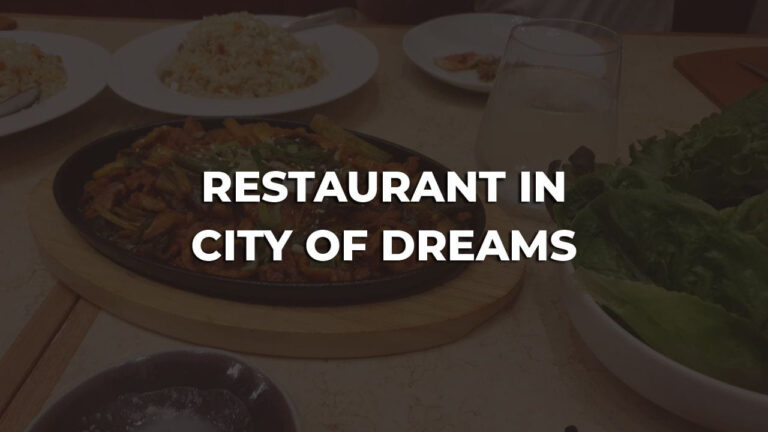 restaurant in city of dreams philippines