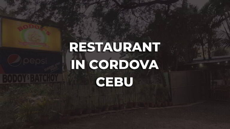 restaurant in cordova cebu philippines