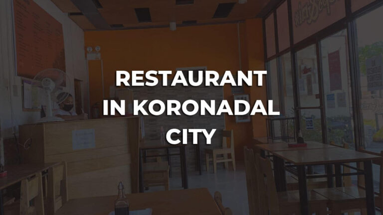 restaurant in koronadal city philippines