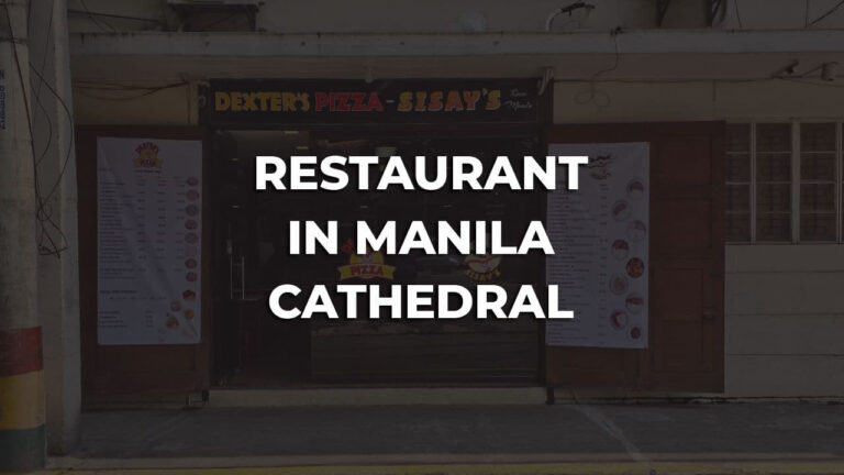 cozy & best restaurant in manila cathedral philippines