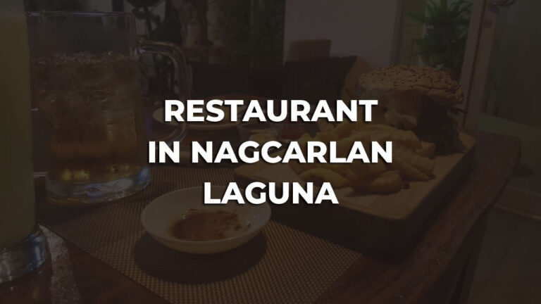 cozy & best restaurant in nagcarlan laguna philippines