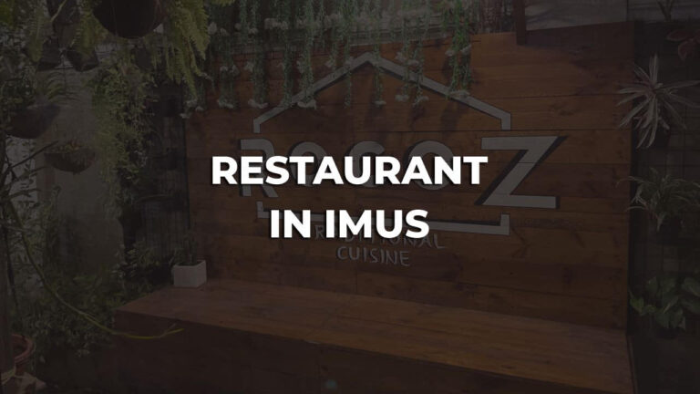 friendly & best restaurant in imus philippines