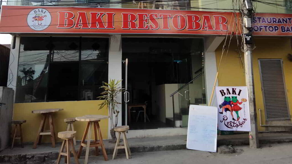 picture of baki restobar – restaurant rooftop bar, restaurant in moalboal