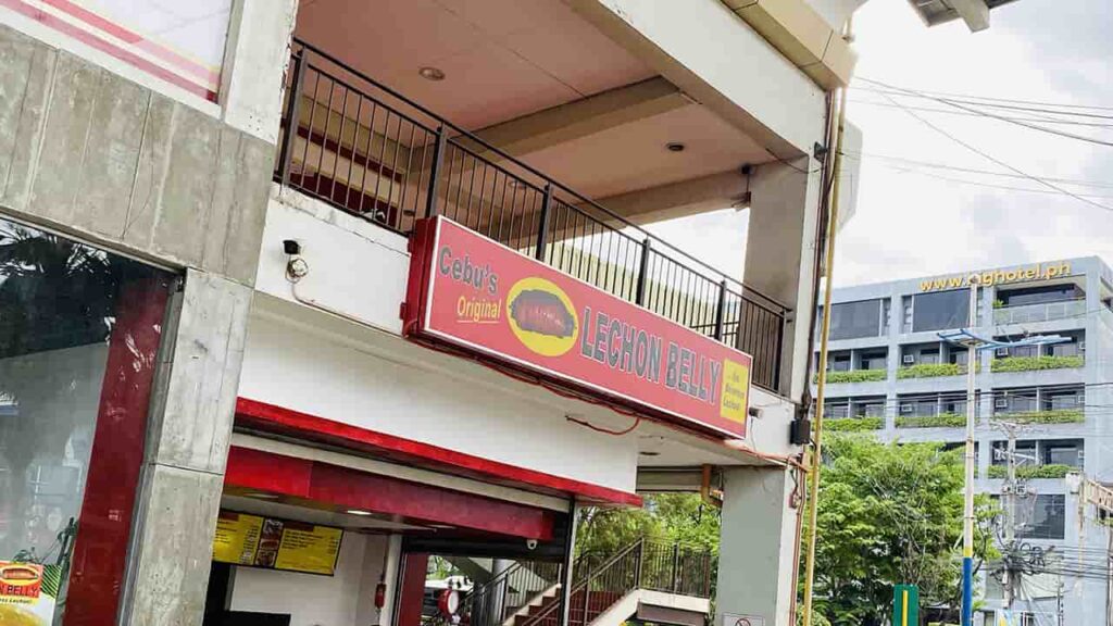 picture of cebu's original lechon belly, restaurant in mandaue