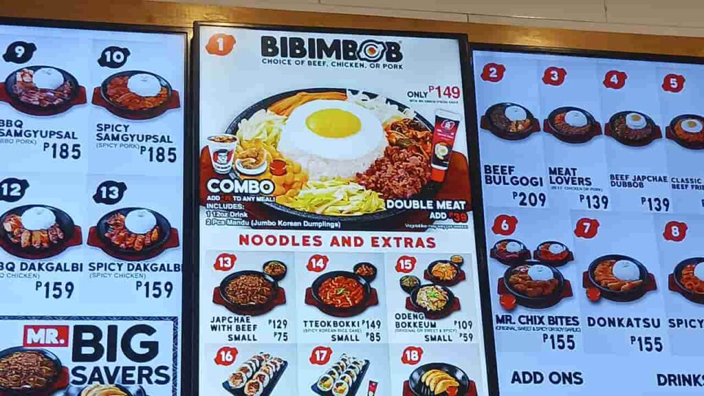 picture of mr. kimbob, restaurant in marquee mall