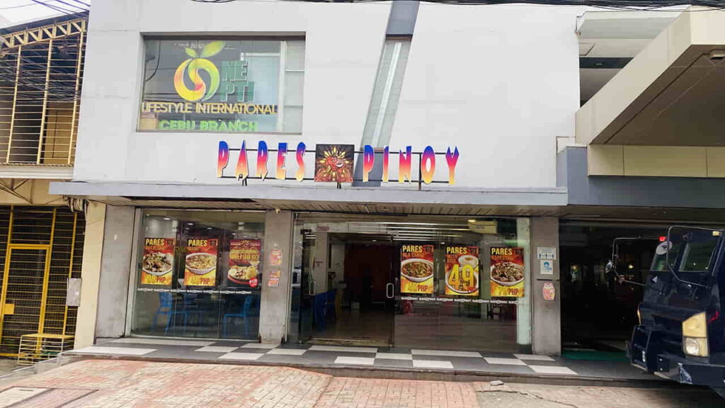 picture of pares pinoy, restaurant in mango avenue cebu