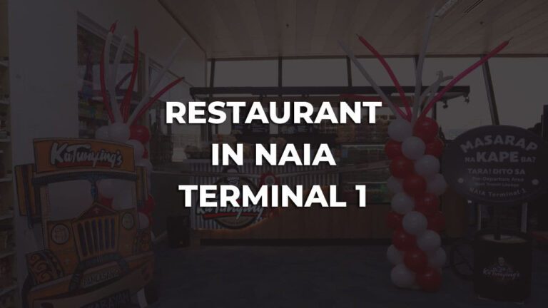 tastiest & best restaurant in naia terminal 1 philippines