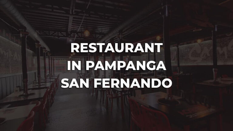 best restaurant in pampanga san fernando philippines