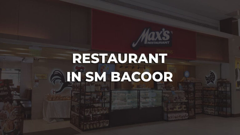 best restaurant in sm bacoor philippines you may not know