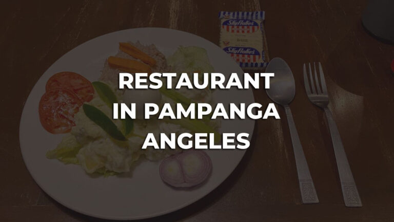 cozy & best restaurant in pampanga angeles philippines