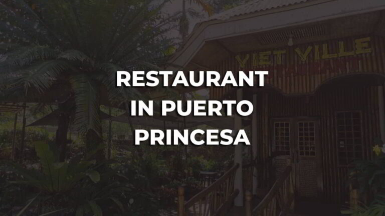 friendly & best restaurant in puerto princesa philippines