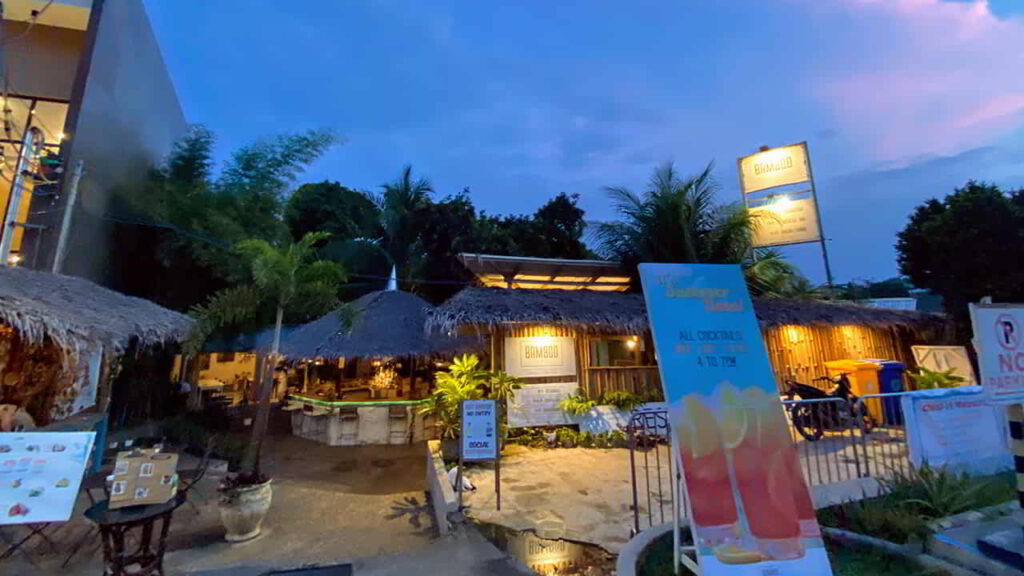 picture of bamboo place, restaurant in panglao