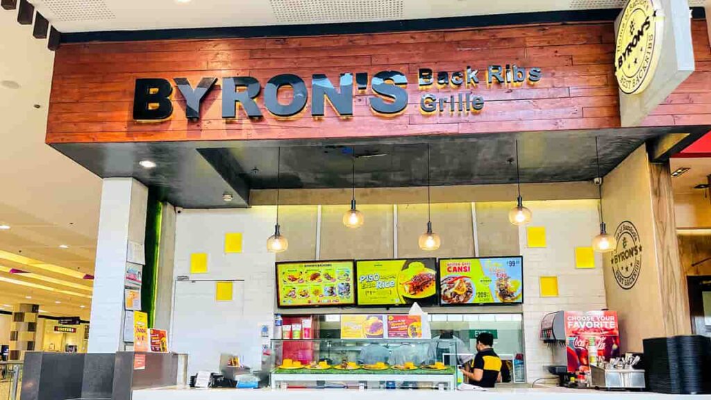 picture of byron's backribs grille, restaurant in sm bacolod