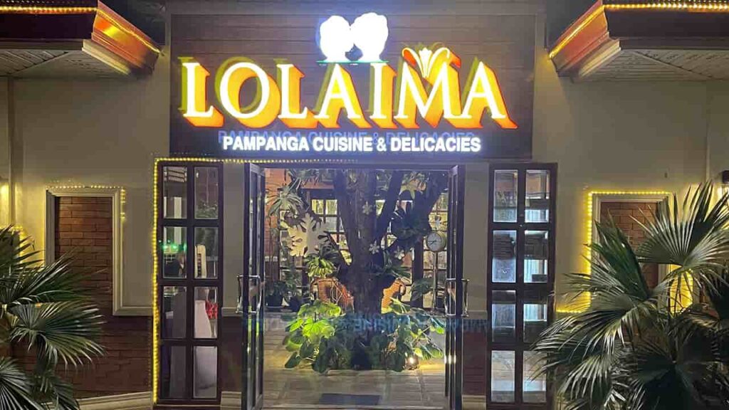 picture of lola ima pampanga cuisine, restaurant in pampanga san fernando