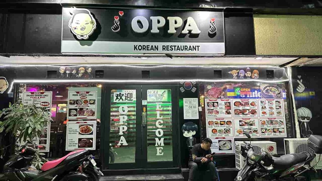 picture of oppa korean restaurant, restaurant in poblacion makati