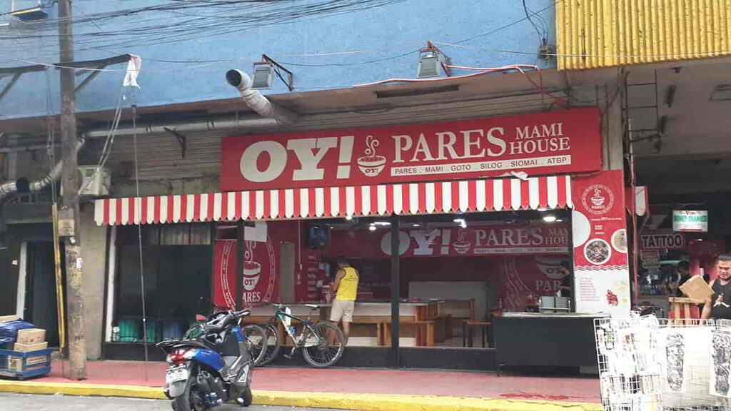 picture of oy! pares, mami house, restaurant in quiapo