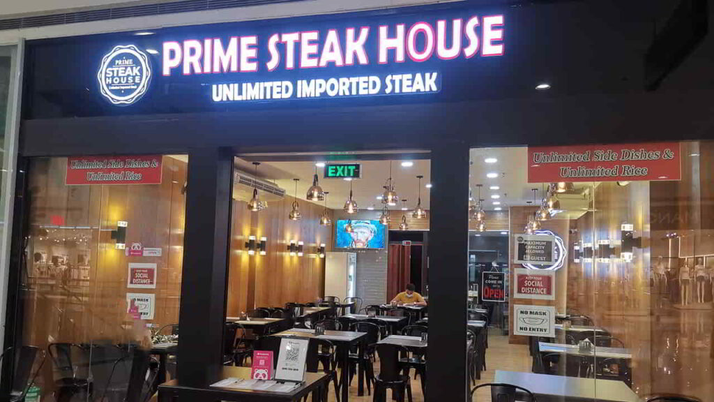 picture of prime steak house, restaurant in sm dasma