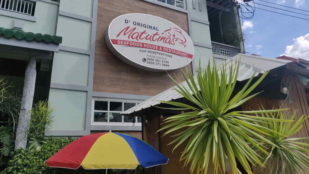 picture of the original matutina's restaurant, restaurant in pangasinan