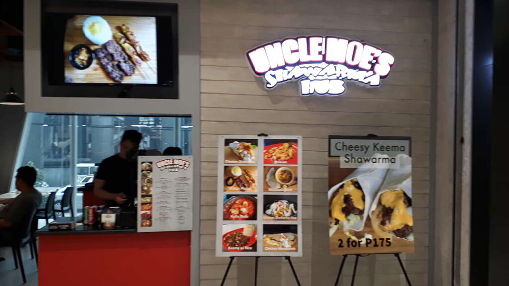 picture of uncle moe's shawarma hub, restaurant in sm light mall