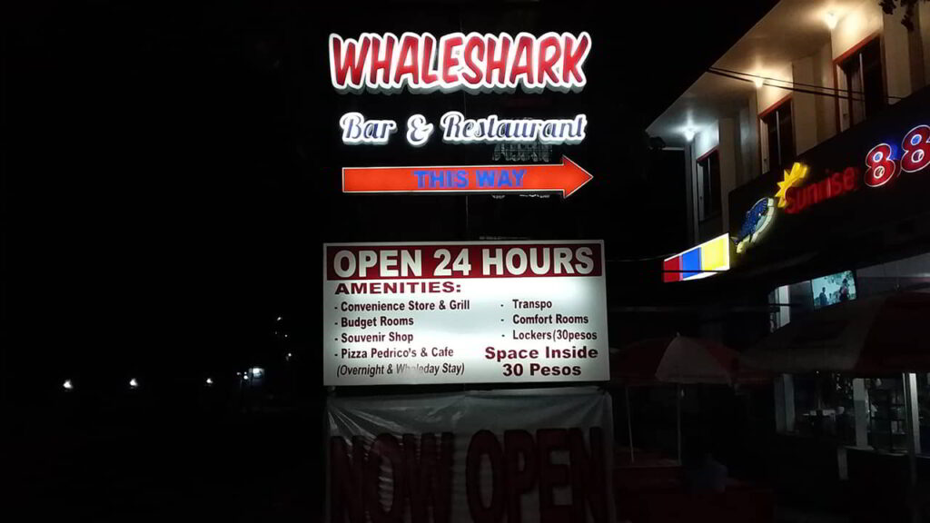 picture of whale shark bar and restaurant, restaurant in oslob