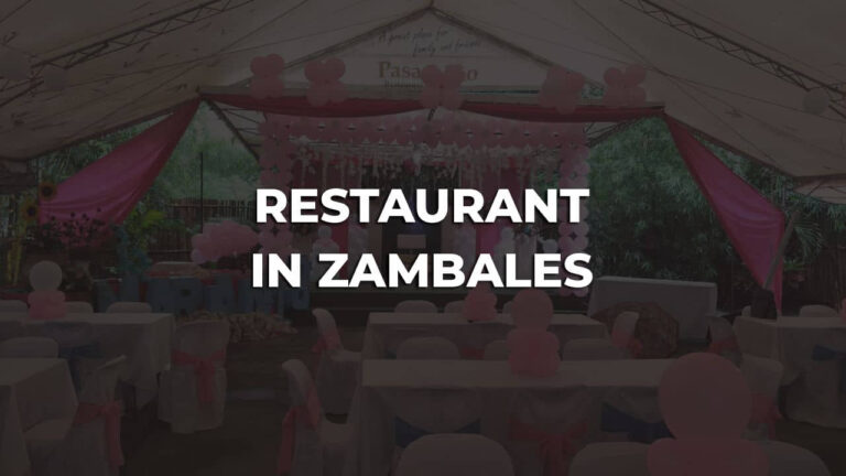 best & comfortable restaurant in zambales philippines