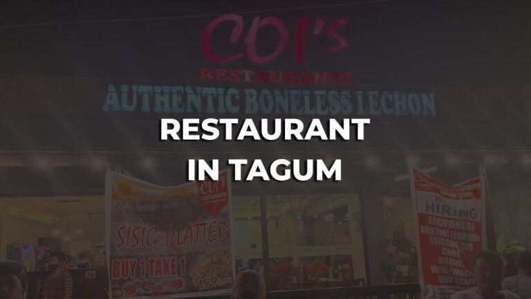 best restaurant in tagum philippines you may not know